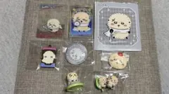 ちいかわ ラッコ セット 9点 マグネット、カード、缶バッジ、フィギュア