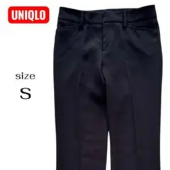 ユニクロ UNIQLO レディース ストレッチパンツ ブラック 黒 W61 S