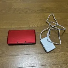 Nintendo 3DS レッド 本体 充電器付き