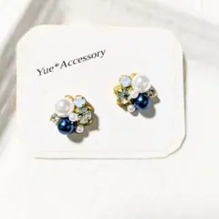 S-139　ハンドメイド☆ビジューピアス／イヤリング