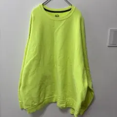 フルーツオブザルーム スウェット 丸首 長袖 ビッグサイズ 3XL 黄色 綿のサムネイル