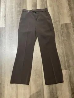 ローリーズファーム　センタープレスフレアパンツ　グレー