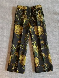 DRIES VAN NOTEN ドリスヴァンノッテン 花柄 ジャガード パンツ - メルカリ