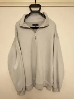 【CLEL】ハーフジップデザイン 半袖プルオーバーTシャツ