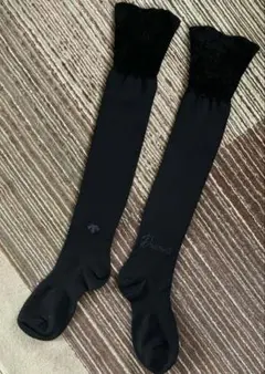 デサントゴルフ　リュクスコレクション　ニーハイソックス　黒