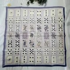 HERMES 　カレ９０　Jeu De Cartes トランプ　パープル