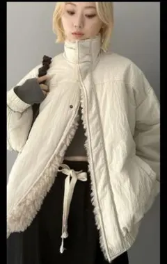 定価9900円 アイボリー アウター ジャンバー ブルゾン Lサイズ Java