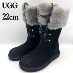 D*h様 UGG アグ ムートンブーツ ブラック レディース 22cm