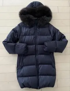 1/28に出品停止　【DUVETICA】ネイビー フォックスファー　サイズ38