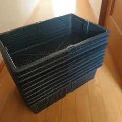 プラスチック製 メッシュコンテナ 10個セット