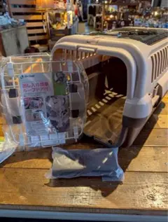 Richell キャンピングキャリー ダブルドア　犬猫ケージ　新品　レイチェルのサムネイル