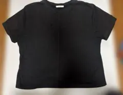 FAVORI クルーネックTシャツ ブラック 38サイズ