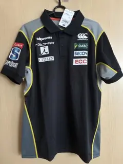SUNWOLVES サンウルブズ　メディアポロシャツ　Lサイズ　新品　タグ付きのサムネイル