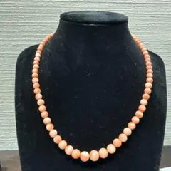 ヴィンテージコーラルネックレス