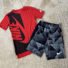 ナイキ　135 140 Nike Tシャツ　ハーフパンツ　 DRYFIT ドライ