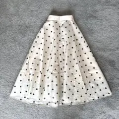 La boutique BonBon ドットオーガンサーキュラースカート 38のサムネイル