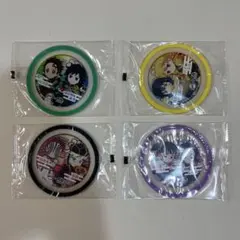 【新品・未開封】くら寿司 鬼滅の刃 ラバーコースター（4枚セット）