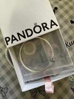 Pandora ブレスレット バングル シルバーのサムネイル