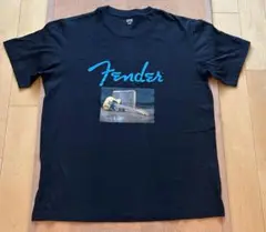 【新品】UNIQLO×Fender ギター プリント Tシャツ XL ブラック