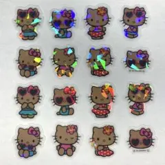 日焼けキティ ホログラムシール おすそわけ