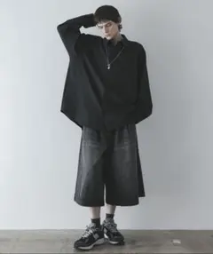 remer ルーズクロップドデニムパンツ 新品　Sサイズ