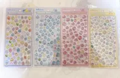 しずくちゃん　ボンボンドロップシール　ミニ　4枚セット