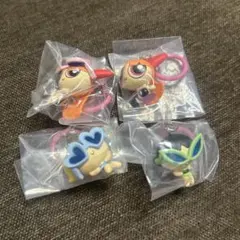 さ*様 パワーパフガールズ めじるしアクセサリー　新品未開封　４個セット　パワ