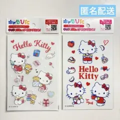 お値下げ！新品☆ハローキティ キャラぴた アイロンプリント 2点