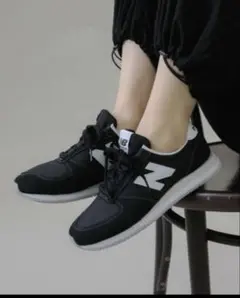 【美品】New Balance 420M ブラック/ホワイト スニーカー
