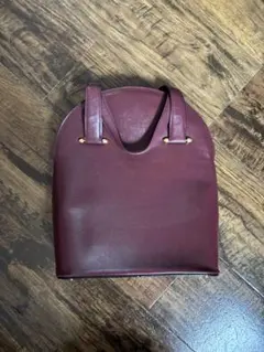 カルティエ cartier ハンドバッグ ボルドー A4可 レザー - メルカリ
