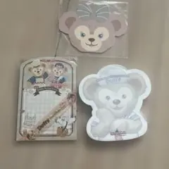希少　ダッフィー &シェリーメイ　スケルトン　ぬいぐるみ Disney - ＊*ダッフィー & シェリーメイ ＊SSサイズ スケルトン
