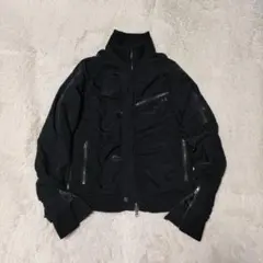00s jackrose double zip nylon jacket y2k