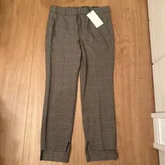 【タグ付き新品】ZARA チェック柄パンツ 34サイズのサムネイル