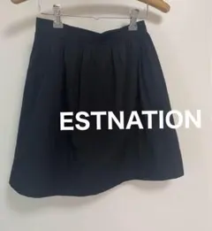 ESTNATION bis エストネーション スカート ミニ 36 黒 ブラックのサムネイル