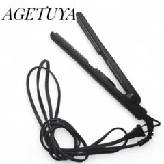 アゲツヤ　QY-1006A/B　ストレート　ヘアアイロン　ブラック　コテ