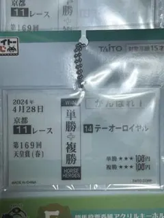 タイトーくじ horse heroes テーオーロイヤル