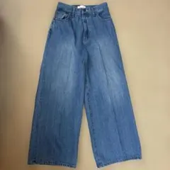 ハイウエスト ワイドデニムパンツのサムネイル