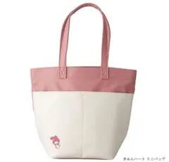 【新品】サンリオ マイメロ 合皮 トートバッグ ピンク オフホワイト