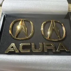 アンティーク】ホンダ 純正 ACURA ゴールドエンブレム 旧車 当時物 