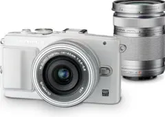 OLYMPUS ミラーレス一眼 PEN E-PL6 EZ DZKIT WHT - メルカリ