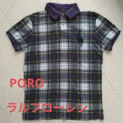 Polo by Ralph Lauren チェック柄ポロシャツ M