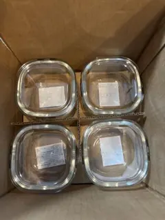 新品）イワキ　耐熱ガラス保存容器 4個セット