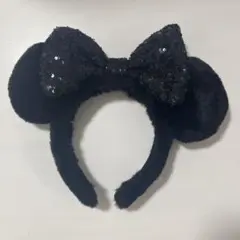 ミニー　カチューシャ　黒