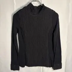 VIVIENNE TAM ハイネック バックファスナー 透け感 ブラックのサムネイル