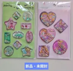 「ティンカーベル＆ラプンツェル(中川翔子Ver.) ウォーターシールの2枚」