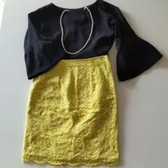 ガリャルダガランテのイエローレーススカート