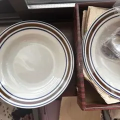 TONO CHINA (東濃陶器) カレー皿5枚 スプーン付 未使用品のサムネイル