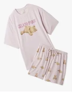 GELATO PIQUE クマ ルームウェアセット 上下