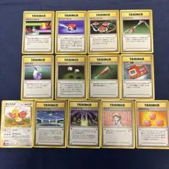 ポケモンカード 旧裏 トレーナーカード 12枚セット - メルカリ