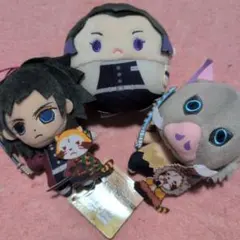 鬼滅の刃 マスコット3点　ラスカル×冨岡義勇・嘴平伊之助、ふわコロりん胡蝶しのぶ